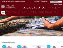 Tablet Screenshot of calzeat.com